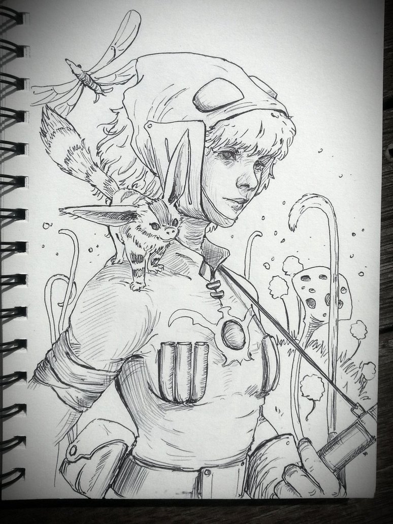 774x1032 Nausicaa Studio Ghibli Sketch By Jowielimart - Sketch Studio