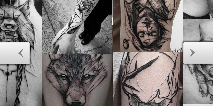 900x450 Fascinating Sketch Style Tattoo Designs - Sketch Style