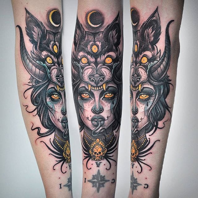 640x640 The Vivacious Sketch Style Tattoos Of Kati Berinkey Tattoodo - Sketch Style Tattoo
