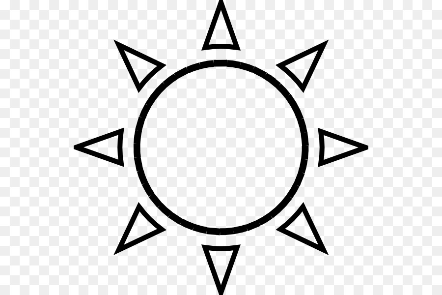 900x600 Outline Computer Icons Clip Art - Sketch Sun