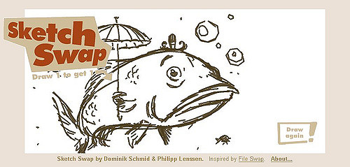 500x239 Sketch Swap Cool Fish Sketch That I Swaped For On - Sketch Swap