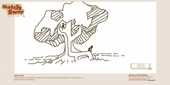 598x301 Smrvl Art, Music, Writing, Scattershot Blog Archive Sketch - Sketch Swap