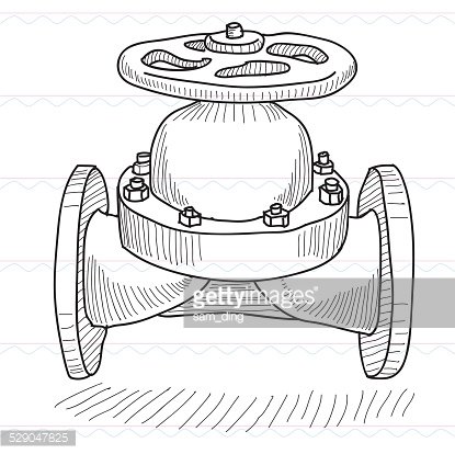 415x414 Valves, Safety Switch,sketch Premium Clipart - Sketch Switch