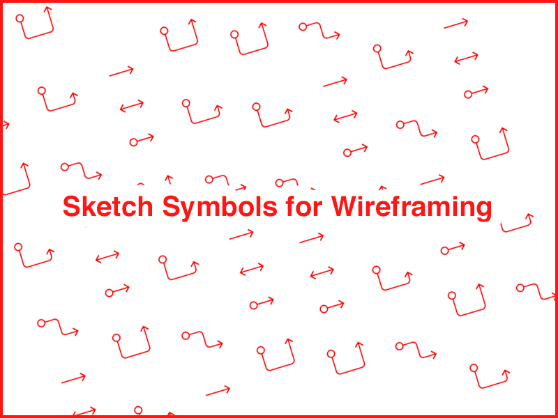 800x600 Wireframing Sketch Symbols Sketch Freebie - Sketch Symbols