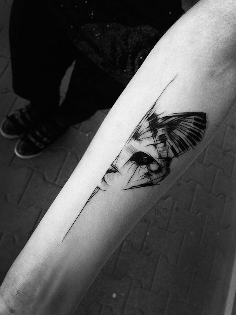 900x1200 Impressive Black And White Sketch Tattoos Fubiz Media - Sketch Tattoo