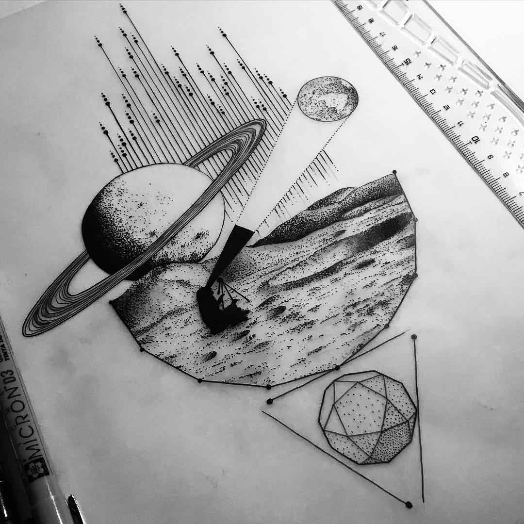 1080x1080 Space Exploration Tattoo Sketch Best Tattoo Ideas Gallery - Sketch Tattoo Designs