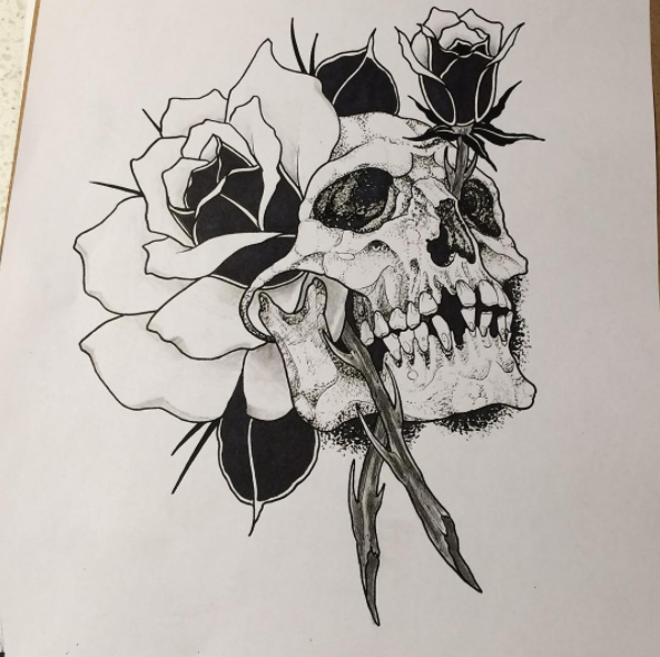 Sketch Tattoo Shop at PaintingValley.com | Explore collection of Sketch ...