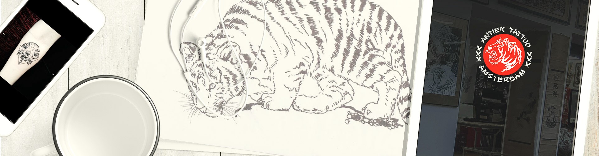 1926x504 Designing A Website For A New Tattoo Shop In Amsterdam - Sketch Tattoo Shop