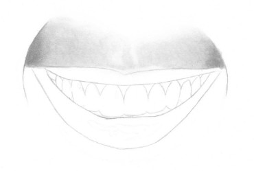 370x249 Drawing Tutorial, How To Draw A Realistic Mouth And Teeth - Sketch Teeth