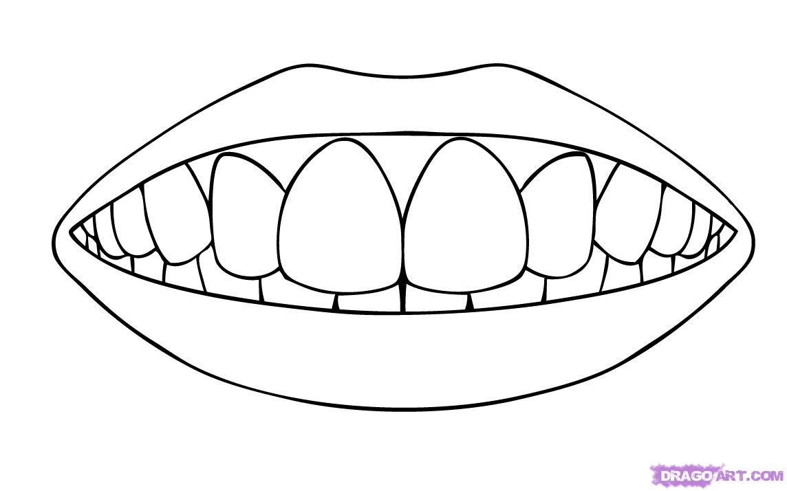 1144x714 Teeth Drawing, Pencil, Sketch, Colorful, Realistic Art Images - Sketch Teeth