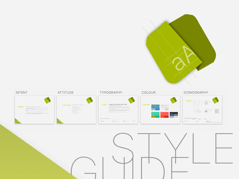 800x600 Style Guide Presentation Template Sketch Freebie - Sketch Templates