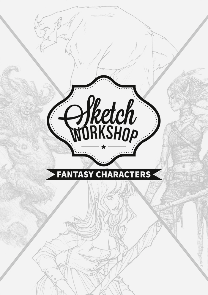 700x990 Sketch Workshop Fantasy Characters 3dtotal Publishing - Sketch Text
