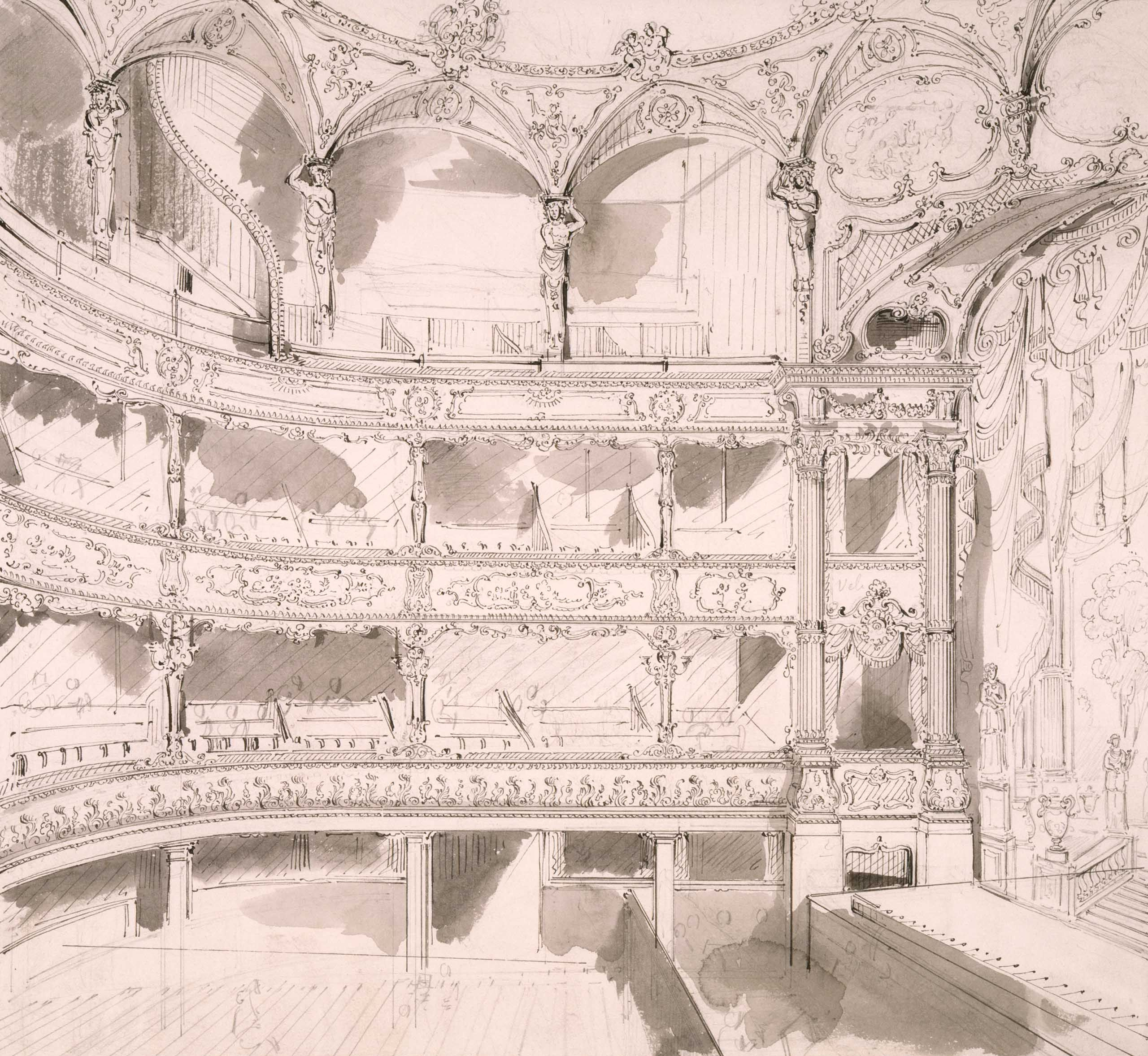2560x2356 Fileinterior Of St. James Theatre, London (Sketch) By John - Sketch Theatre