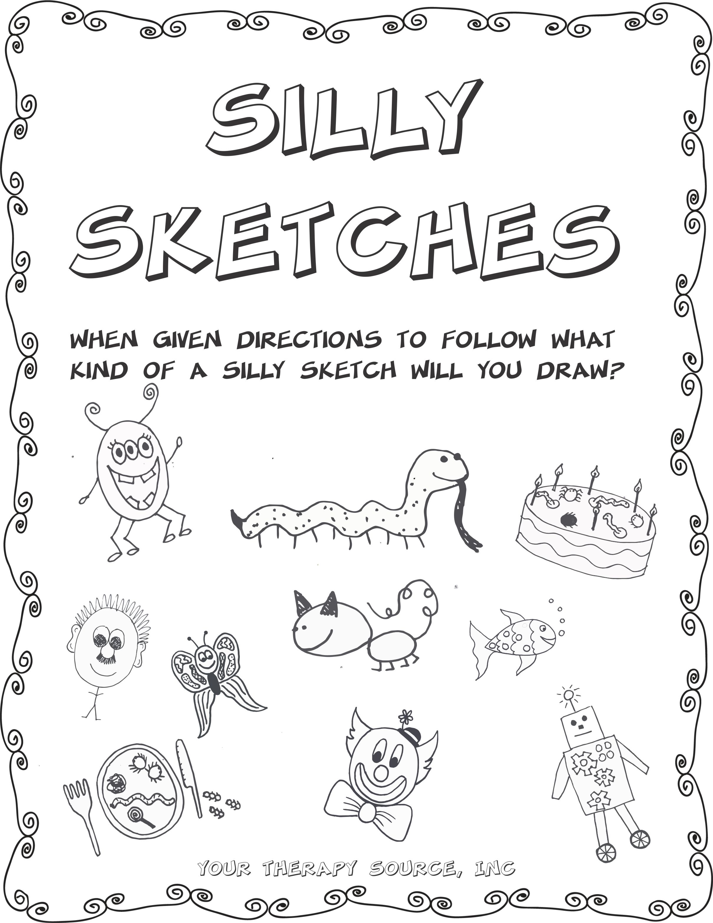 2420x3132 Silly Sketches - Sketch Therapy