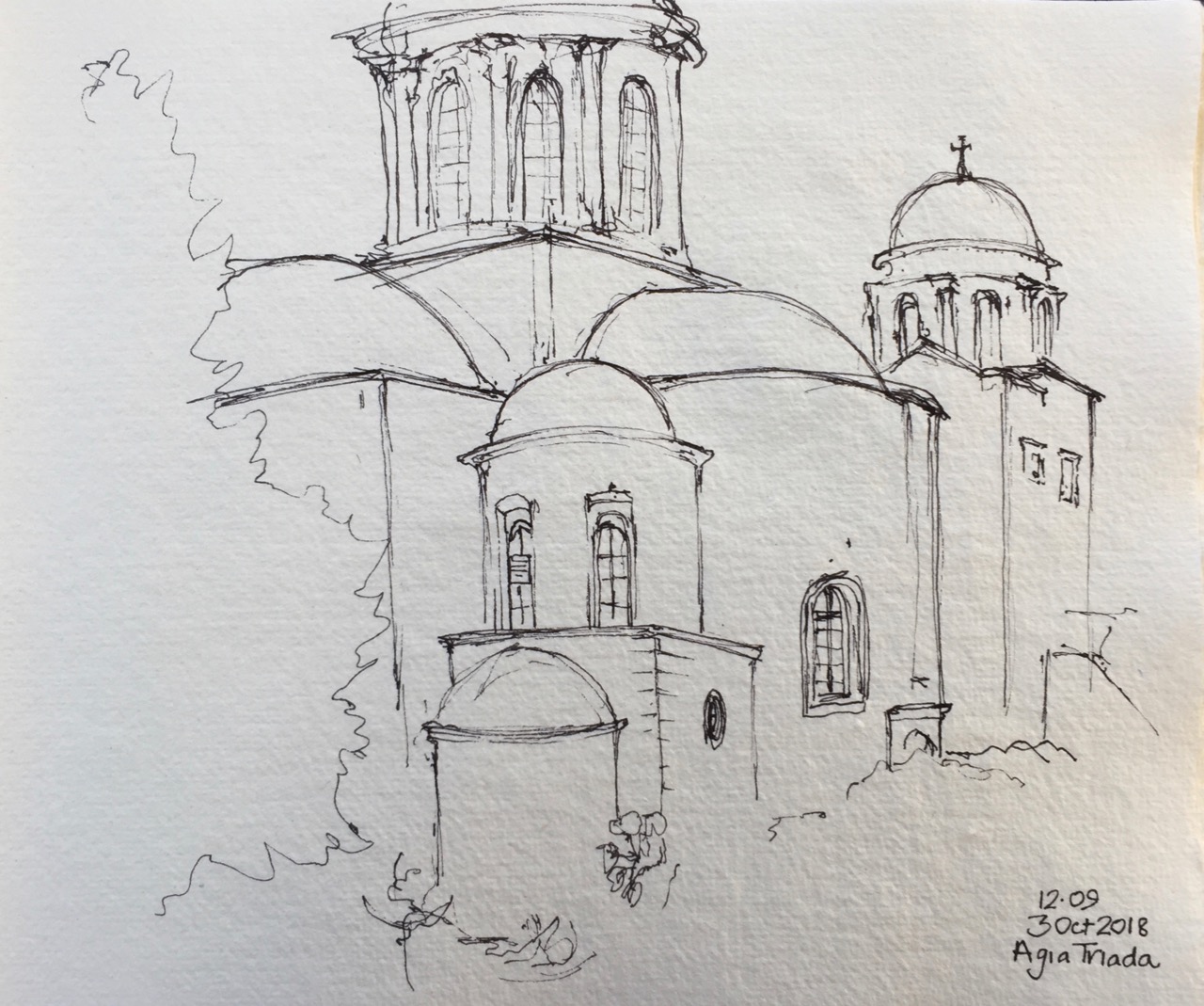 1280x1069 Landscape Jane Sketching - Sketch This