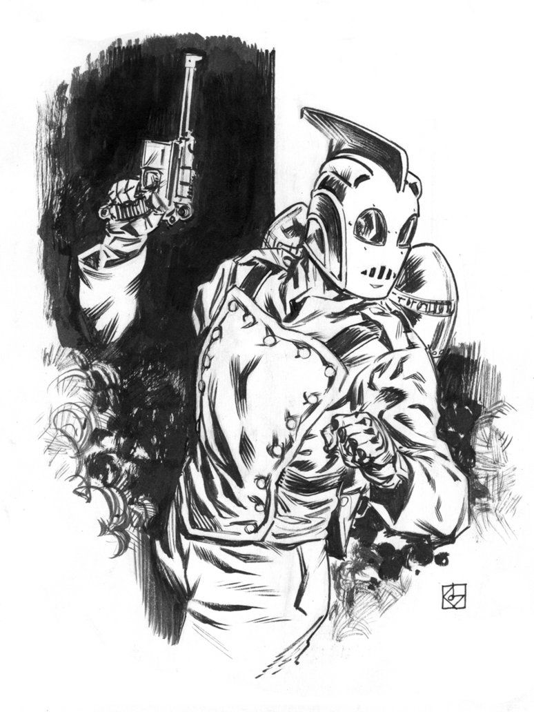 774x1032 Rocketeer Sketch By Deankotz Cartoons - Sketch This Deviantart