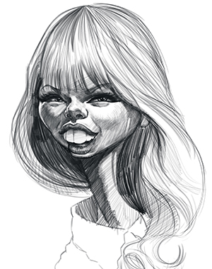 300x380 Sketching Taylor Swift - Sketch To Swift