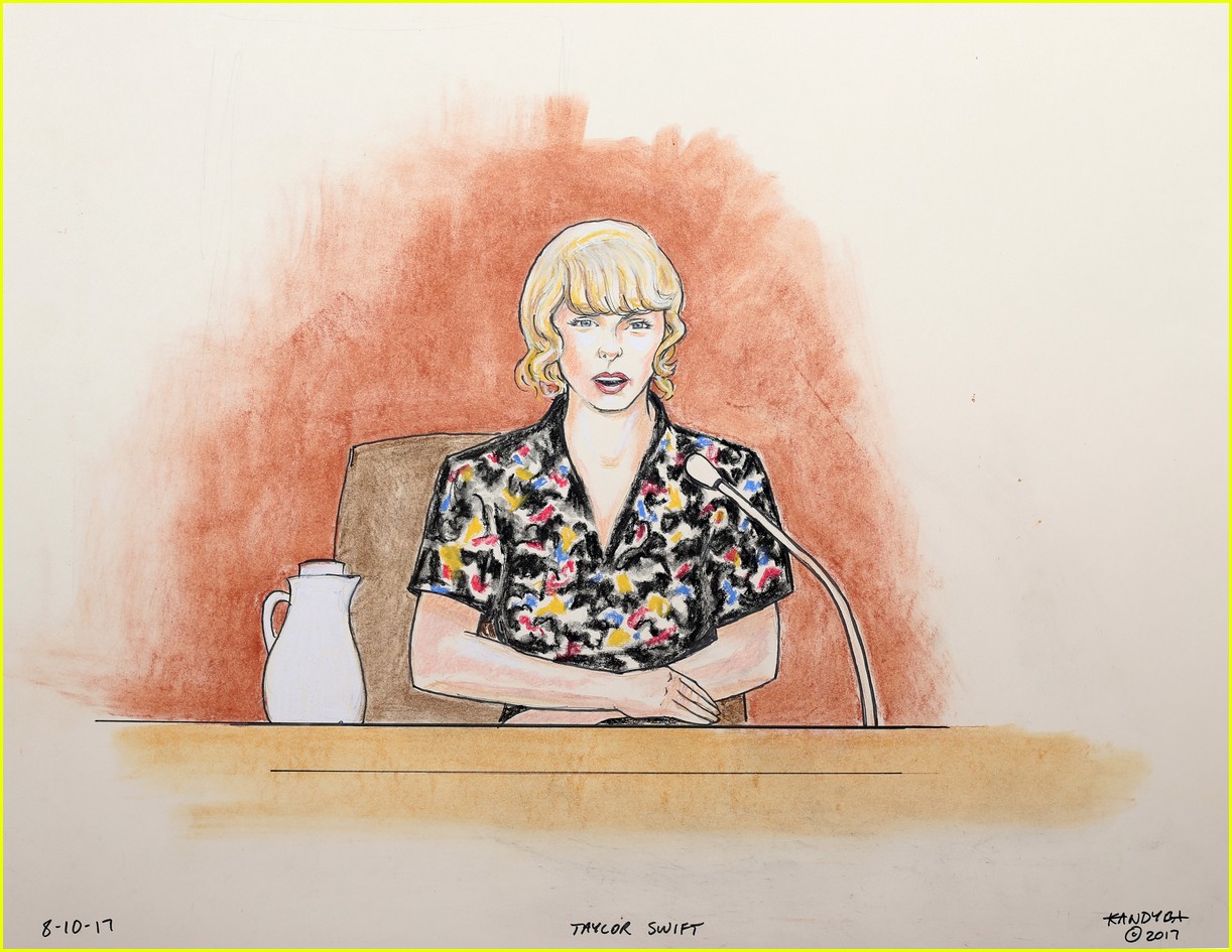 1222x945 Taylor Swift Takes The Stand In Courtroom Sketch Photo 3940503 - Sketch To Swift