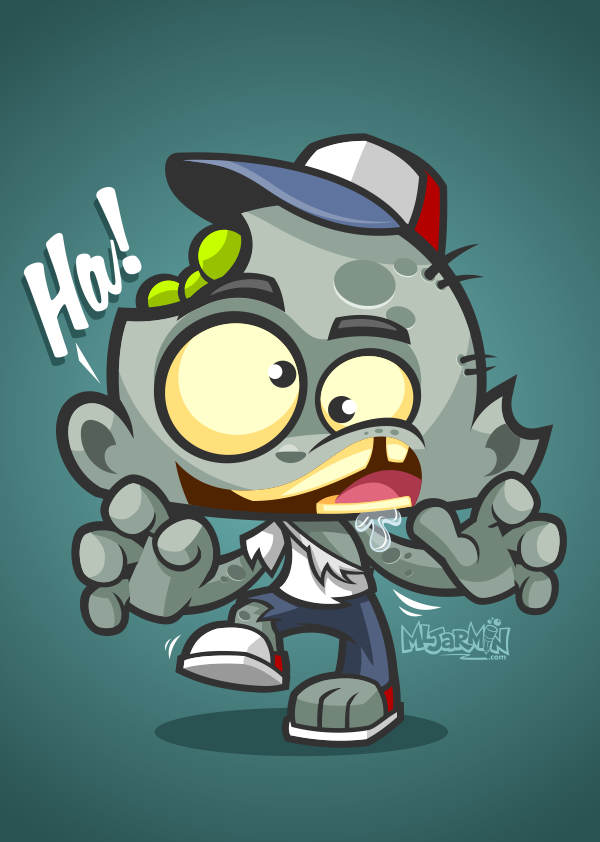 600x842 Kid Zombie Sketch To Vector - Sketch To Vector