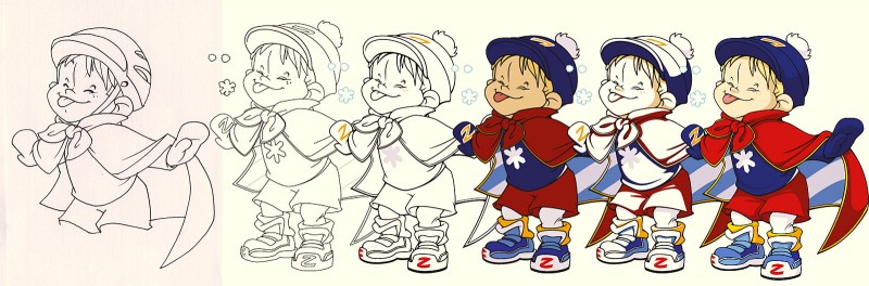 800x264 Vector Characters From Sketch To Live Birta Graphics - Sketch To Vector