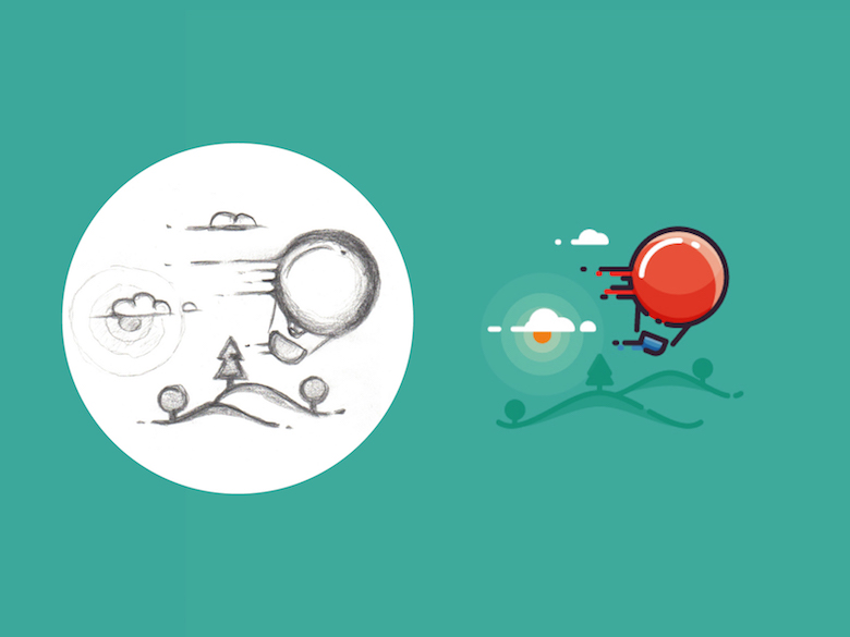 780x585 Designer Shares Side By Side Comparisons Of His Sketches And Final - Sketch To Vector