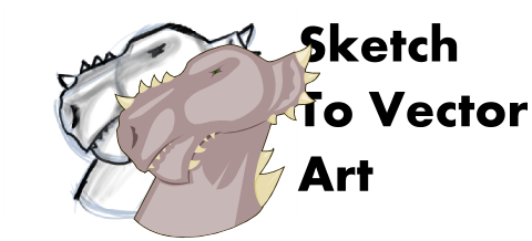 480x218 Dragon Sketch To Vector Art Inkscape Tutorials Blog - Sketch To Vector