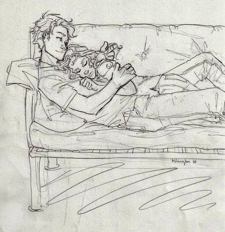 736x761 Pencil Sketches Of Couples And Friends Sleeping ~ Zizing Part 4 - Sketch Together
