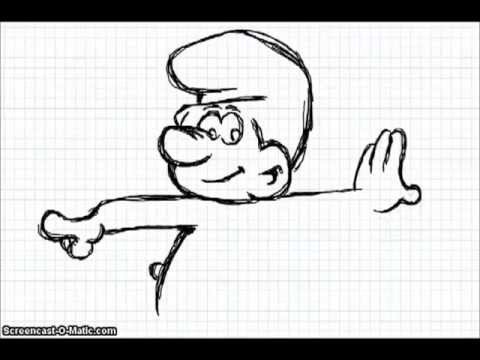 480x360 Drawing Smurf On Sketchtoy - Sketch Toy Art