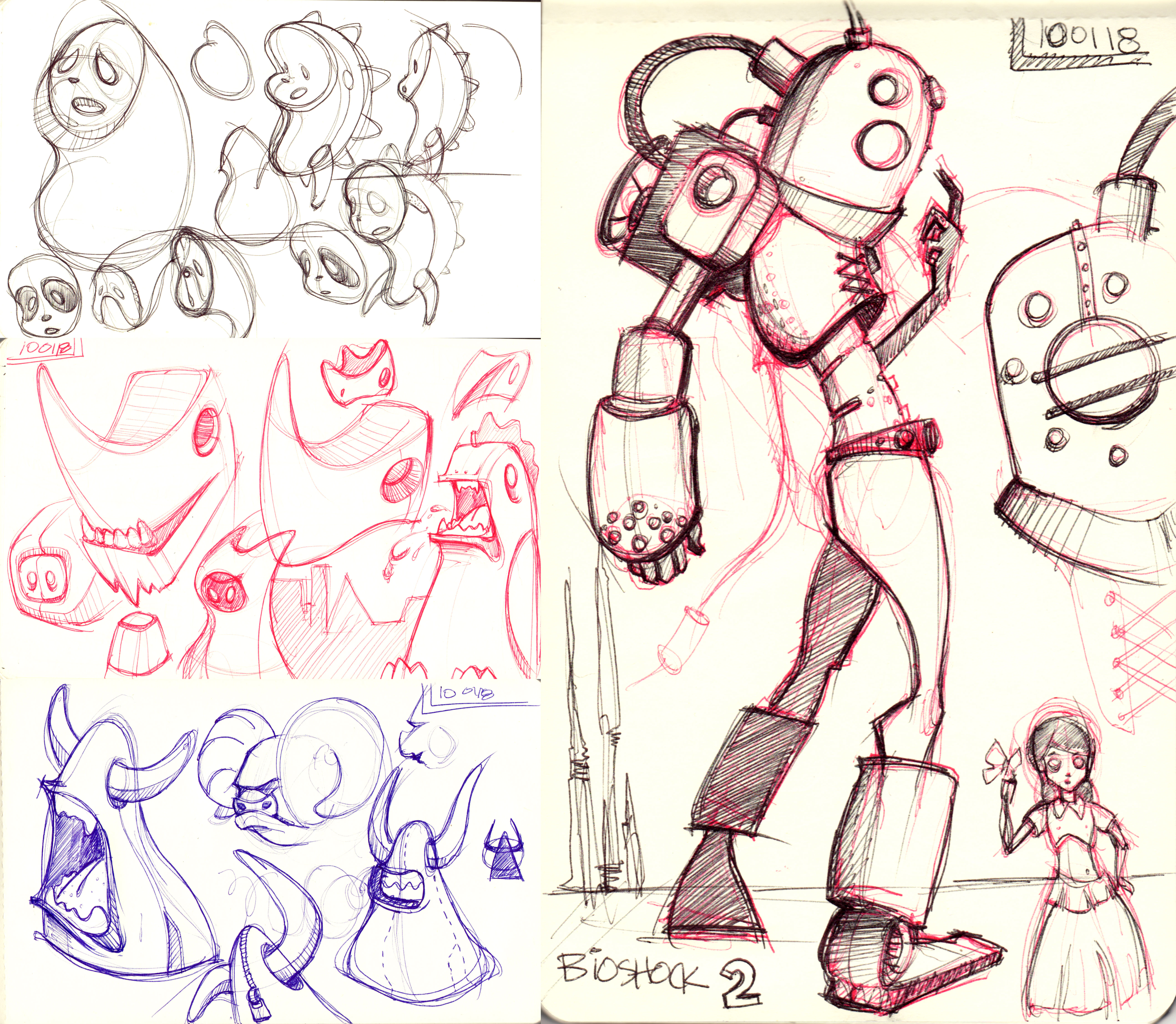 5169x4500 Toy Sketch Lineweights - Sketch Toy Art