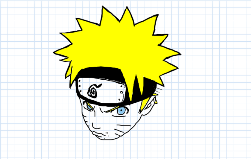 825x523 Naruto With Sketch Toy By V Phantomhive - Sketch Toy Drawings
