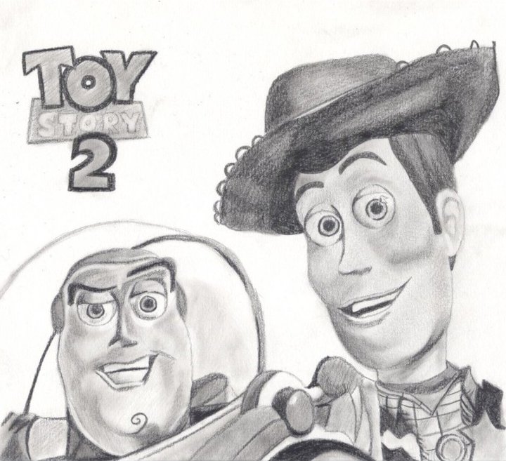 720x657 Toy Story Sketch By Nadinesabbagh - Sketch Toy Drawings