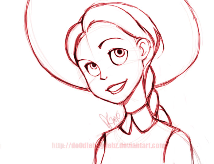 697x535 Toy Story Jessie Sketch By Do0dlebugdebz - Sketch Toy Story