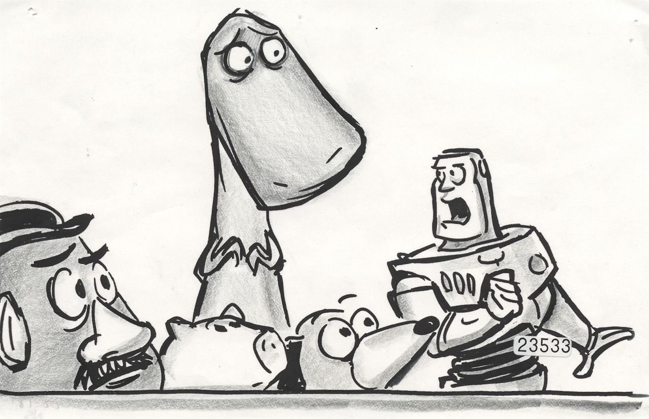 1280x826 Toystory Sketch Storyboard, Animation And Disney - Sketch Toy Story
