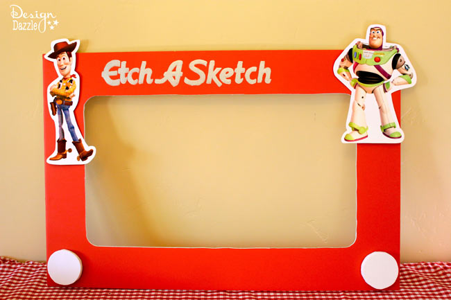 650x433 Etch A Sketch Toy Story Photo Booth Prop - Sketch Toy Story