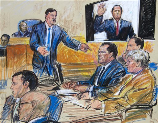 512x399 Roger Clemens Trial Judge Chides Lawyers Over Slow Pace - Sketch Trial