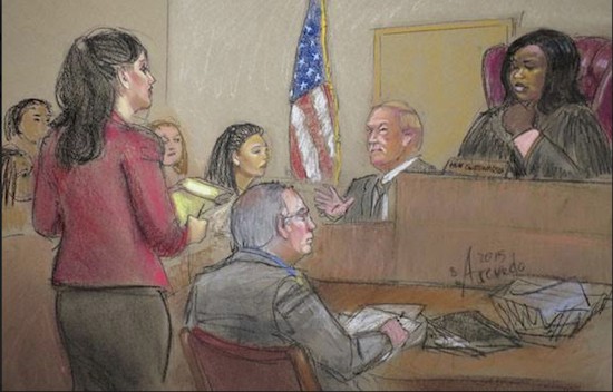 550x352 Sketches Of Court Jury Rules For Defendant In Motor Vehicle - Sketch Trial