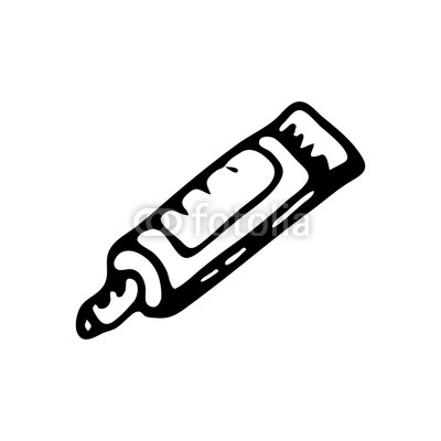 400x400 Hand Drawn Tube Doodle. Sketch Back To School, Icon. Decoration - Sketch Tube