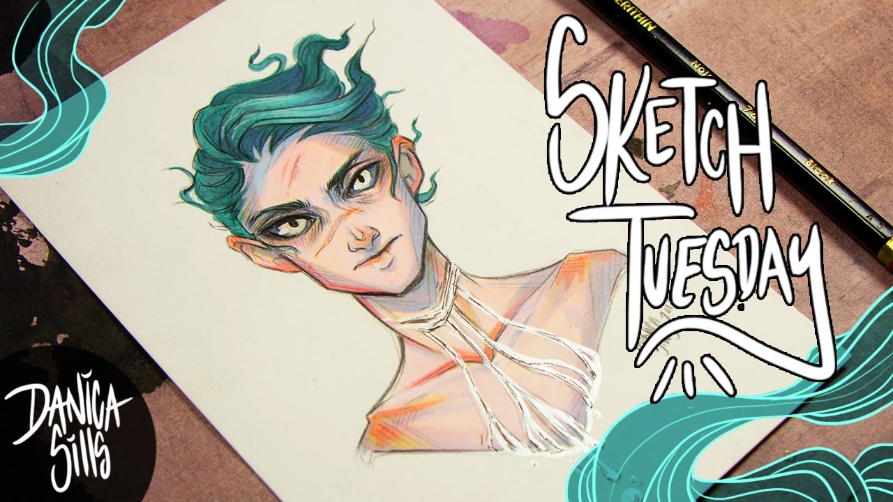 1280x720 Sketch Tuesday Silver Blood Copic Marker Sketch - Sketch Tuesday