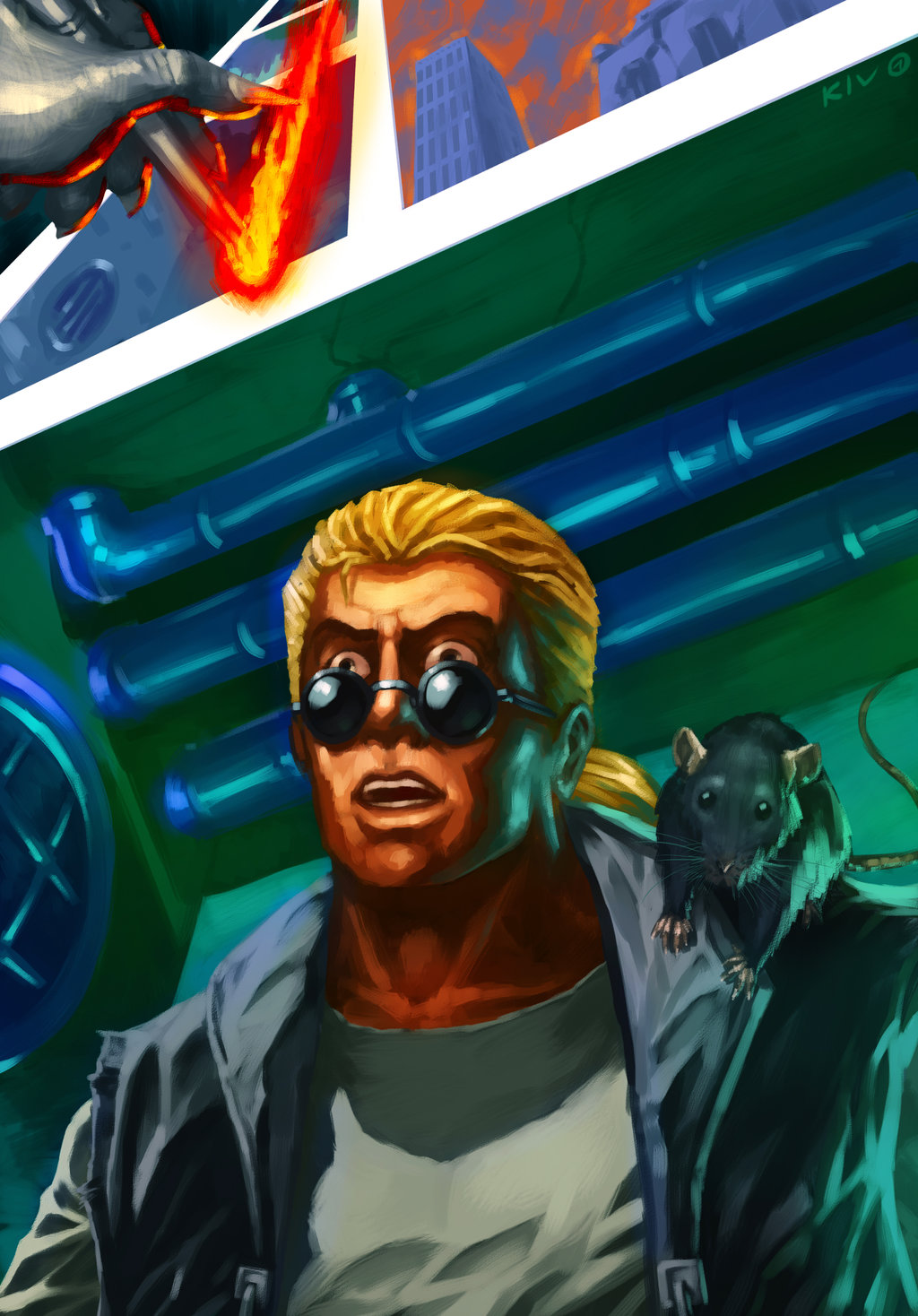 1024x1468 Comix Zone Images Sketch Turner Hd Wallpaper And Background Photos - Sketch Turner