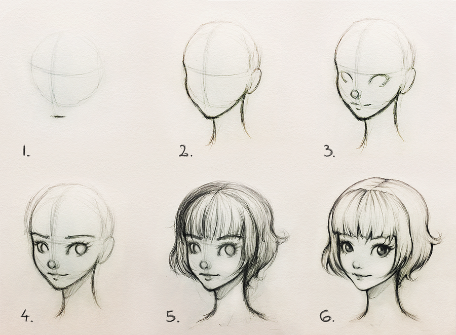 900x661 Drawing Head - Sketch Tutorial