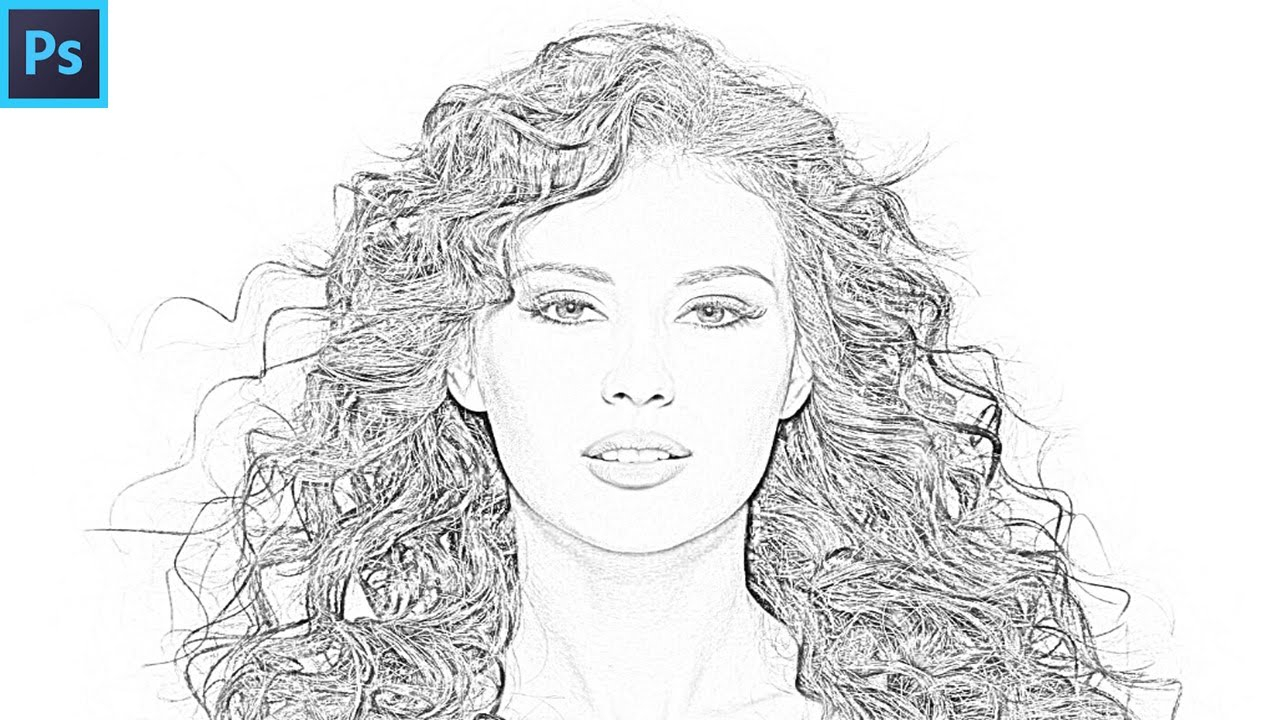 1280x720 Face Pencil Sketch Tutorial Photoshop How To Convert Photo Image - Sketch Tutorial Youtube