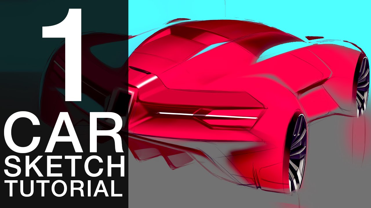 1280x720 How To Draw A Car Car Drawing And Sketching Tutorial - Sketch Tutorial Youtube