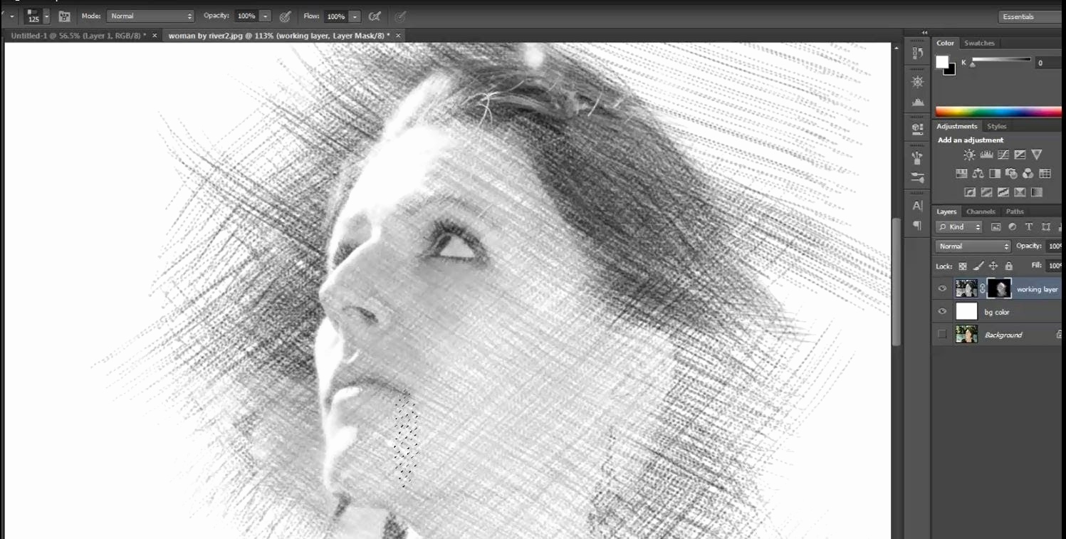 1497x757 Sketch To Psd Pencil Drawing Sketch Effect Photoshop Tutorial - Sketch Tutorial Youtube