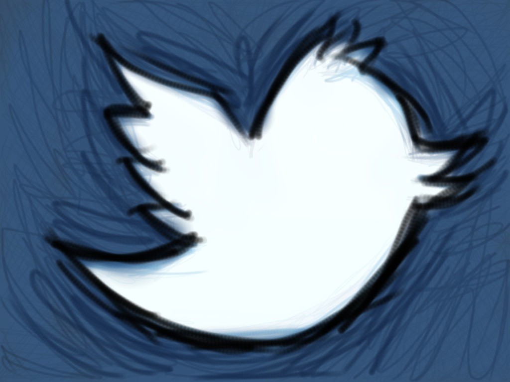 1024x768 Twitter Bird Sketch Interested In Using Photos And - Sketch Twitter