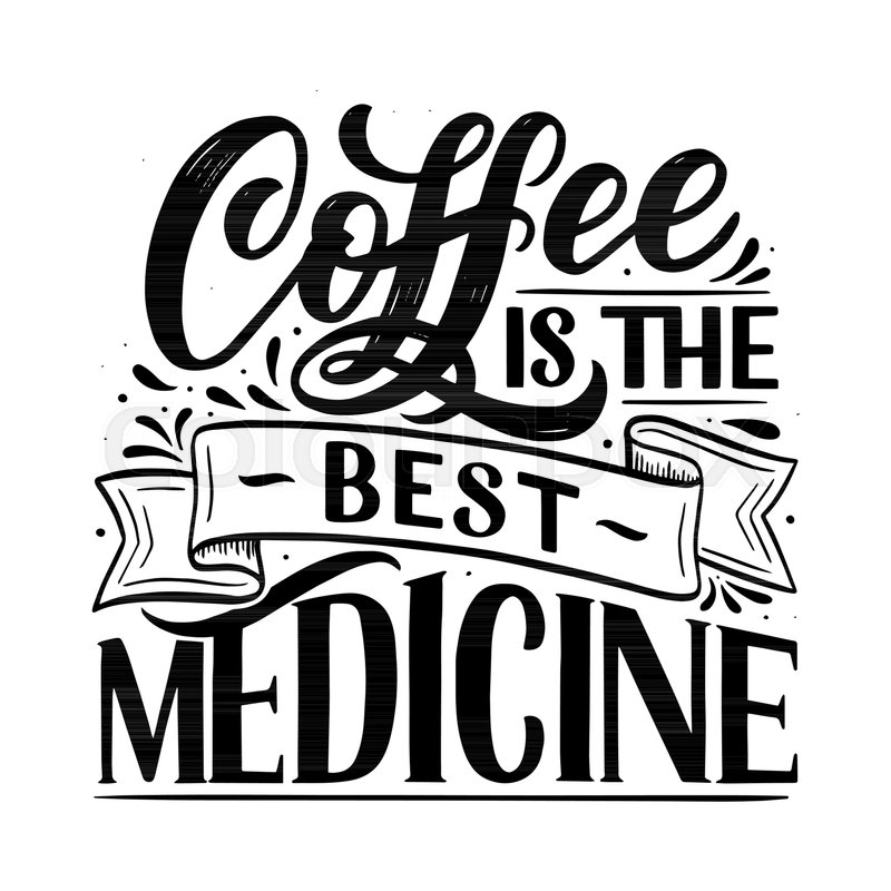 800x800 Hand Lettering Composition With Sketch For Coffee Shop Or Cafe - Sketch Typography