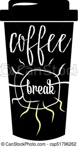 251x470 Quote Coffee Cup Typography Take Away To Go. Calligraphy Style - Sketch Typography