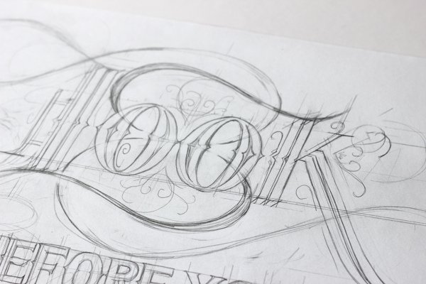 600x400 Sketch Typography Font Style Ged Palmer 99inspiration - Sketch Typography