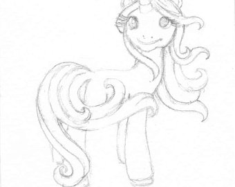 340x270 Sketch Unicorn Etsy - Sketch Unicorn