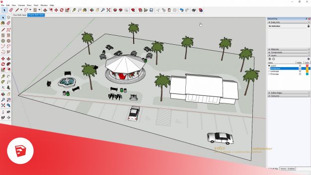 626x352 Online Intro To Sketchup Training Classes Vdci Cadteacher - Sketch Up Intro