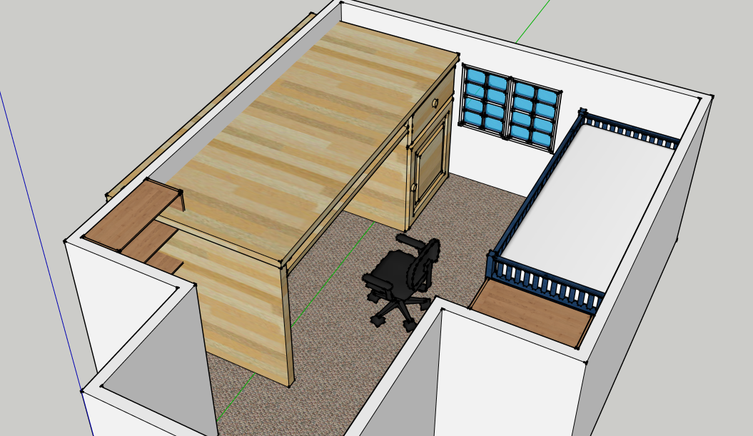 1055x611 Modifying 3d Shapes In Sketchup Using The Scale Tool - Sketch Up Warehouse